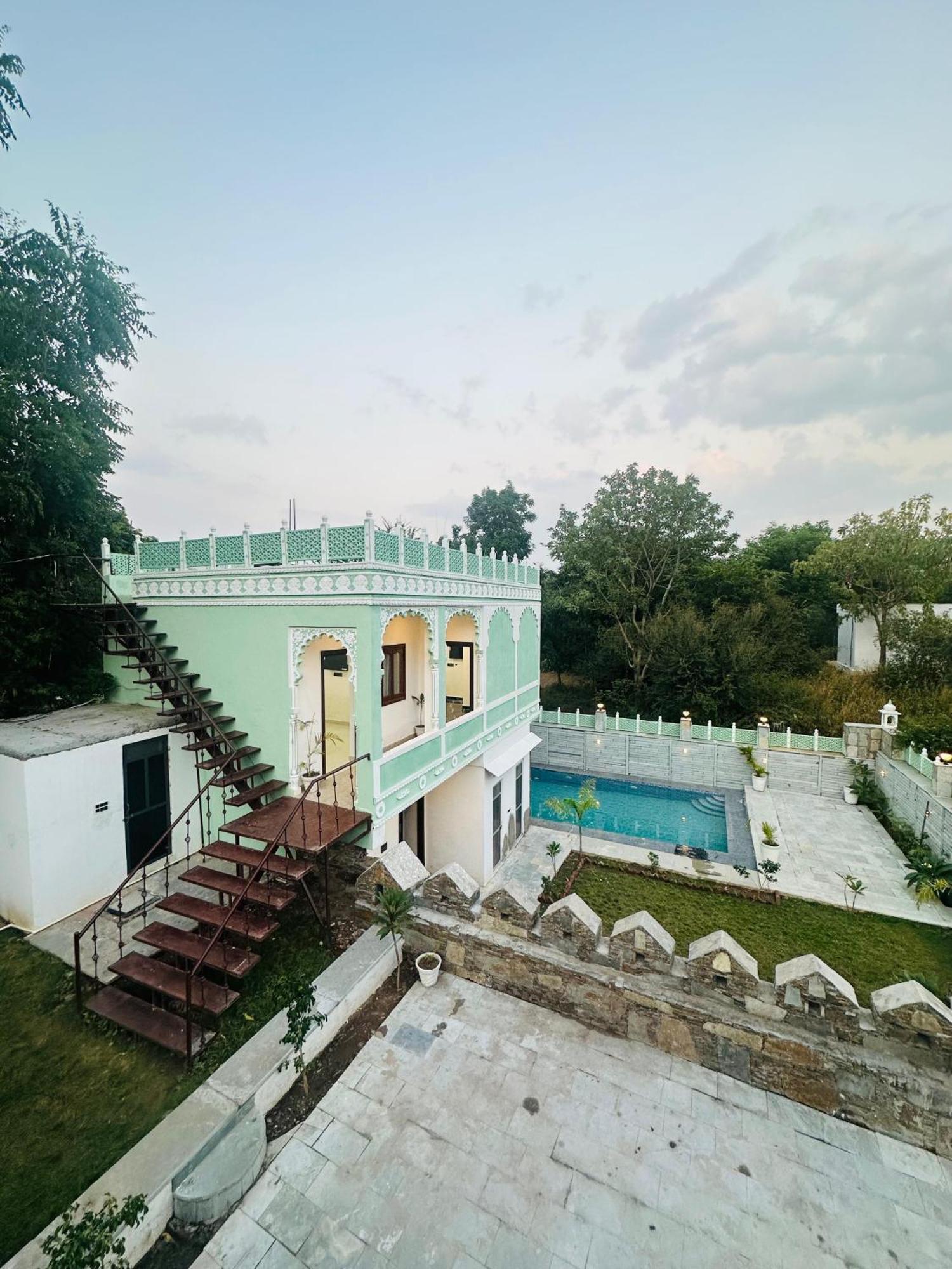 Villa Rajasthan Haveli Udaipur Exterior foto
