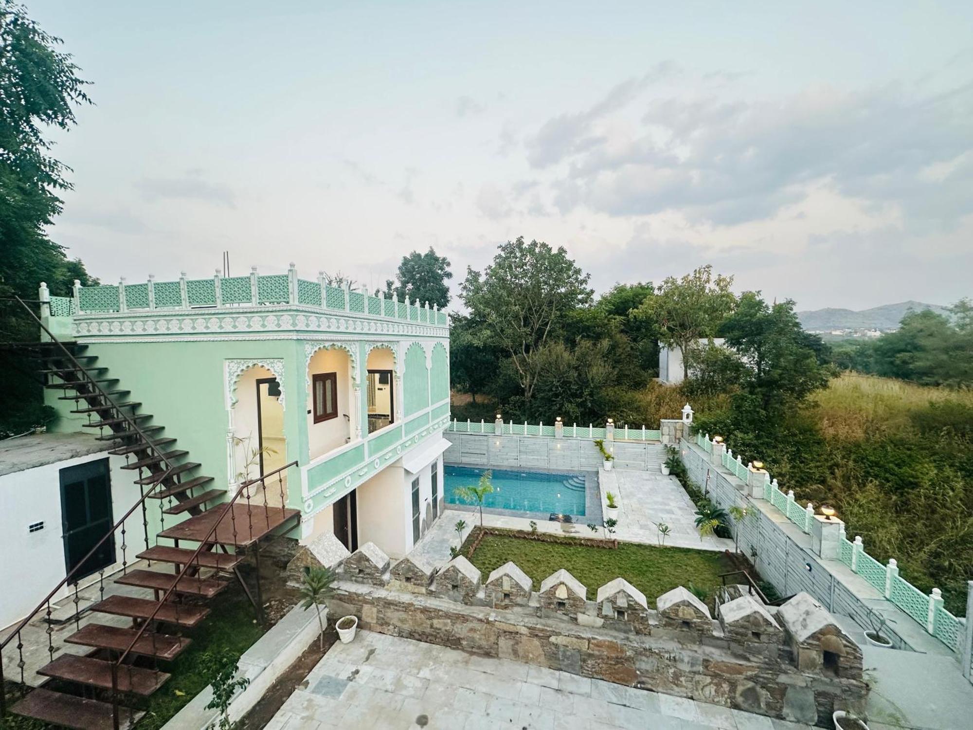 Villa Rajasthan Haveli Udaipur Exterior foto