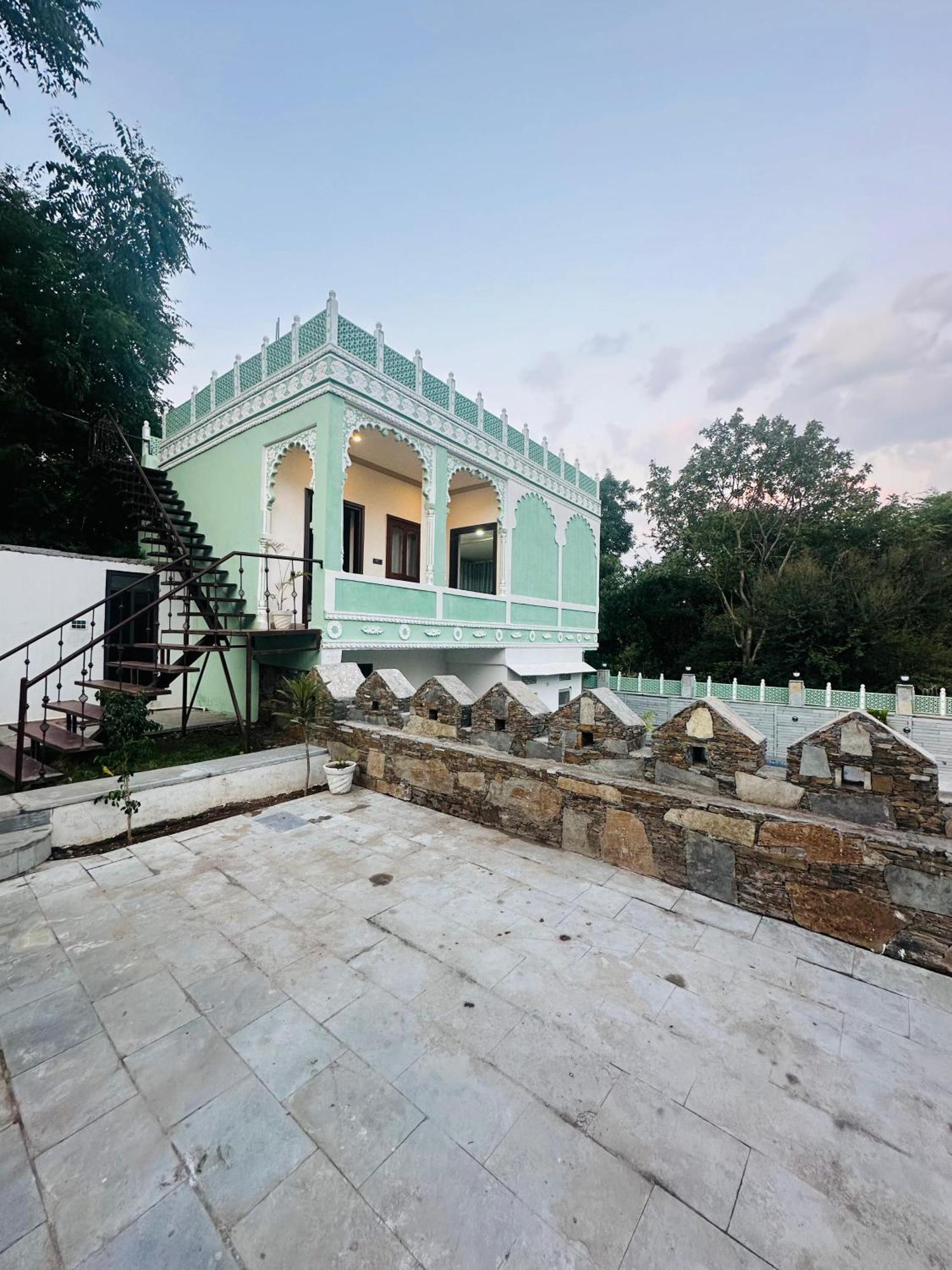 Villa Rajasthan Haveli Udaipur Exterior foto